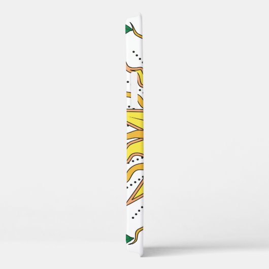 Tropische Zitronenfrüchte, Sonnengesicht. Case-Mate iPhone Hülle (Rückseite / Rechts)