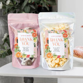 Tropische Zitrusfrüchte-Brautparty-Snack-Liebesmar Weinetikett