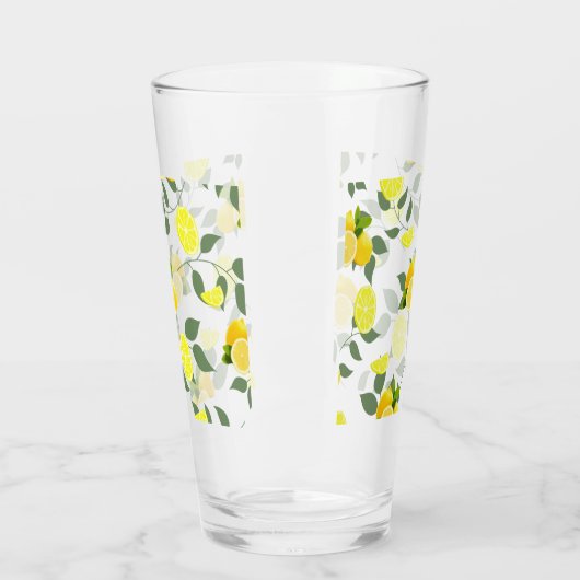 TROPISCHE Zitrusfrüchte SOMMERFRÜCHTE Orangefarben Glas (Links)