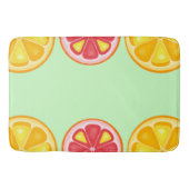 TROPISCHE Zitrusfrüchte SOMMERFRÜCHTE Orangenlemon Badematte (Vorderseite)