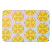 TROPISCHE Zitrusfrüchte SOMMERFRÜCHTE Orangenlemon Badematte (Vorderseite)