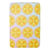 TROPISCHE Zitrusfrüchte SOMMERFRÜCHTE Orangenlemon Badematte (Vorderseite Vertikal)