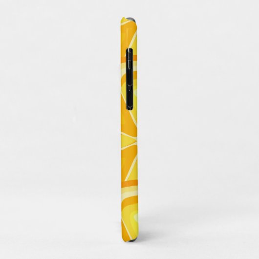 TROPISCHE Zitrusfrüchte SOMMERFRÜCHTE Orangenlemon Case-Mate iPhone Hülle (Hinten/Links)