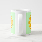 TROPISCHE Zitrusfrüchte SOMMERFRÜCHTE Orangenlemon Jumbo-Tasse (Rückseite)