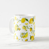 TROPISCHE Zitrusfrüchte SOMMERFRÜCHTE Orangenlemon Kaffeetasse (Vorderseite Links)