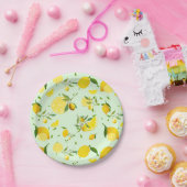 TROPISCHE Zitrusfrüchte SOMMERFRÜCHTE Orangenlemon Pappteller (Party)