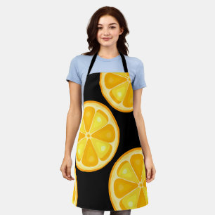 TROPISCHE Zitrusfrüchte SOMMERFRÜCHTE Orangenlemon Schürze
