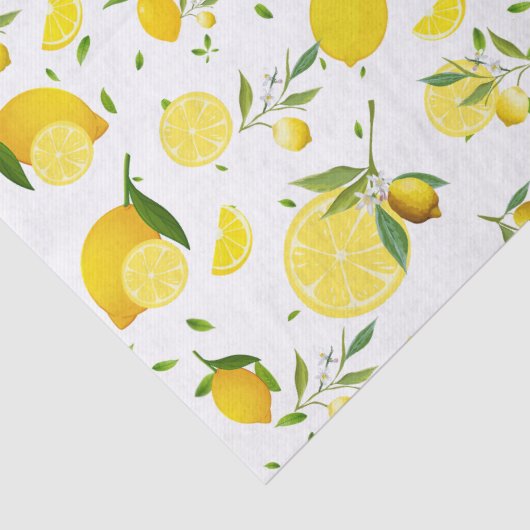 TROPISCHE Zitrusfrüchte SOMMERFRÜCHTE Orangenlemon Seidenpapier (Detail)