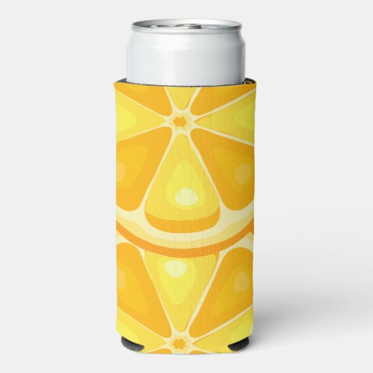 TROPISCHE Zitrusfrüchte SOMMERFRÜCHTE Orangenlemon Selters Dosenkühler (Seltzer Rückseite)