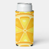 TROPISCHE Zitrusfrüchte SOMMERFRÜCHTE Orangenlemon Selters Dosenkühler (Seltzer Vorderseite)