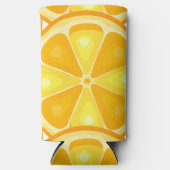 TROPISCHE Zitrusfrüchte SOMMERFRÜCHTE Orangenlemon Selters Dosenkühler (Vorderseite)