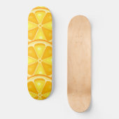 TROPISCHE Zitrusfrüchte SOMMERFRÜCHTE Orangenlemon Skateboard (Vorderseite)
