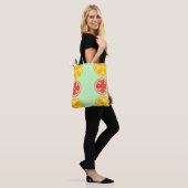 TROPISCHE Zitrusfrüchte SOMMERFRÜCHTE Orangenlemon Tasche (Am Model)