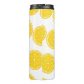 TROPISCHE Zitrusfrüchte SOMMERFRÜCHTE Orangenlemon Thermosbecher (Rückseite)