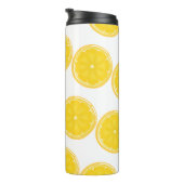 TROPISCHE Zitrusfrüchte SOMMERFRÜCHTE Orangenlemon Thermosbecher (Nach rechts gedreht)