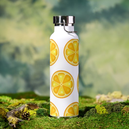 TROPISCHE Zitrusfrüchte SOMMERFRÜCHTE Orangenlemon Trinkflasche (Außenbereich)