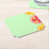 TROPISCHE Zitrusfrüchte SOMMERFRÜCHTE Orangenlemon Untersetzer (angewinkelt)