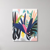 Tropische Zusammensetzung - Kanvas mit Wrap Leinwanddruck (Vorderseite)