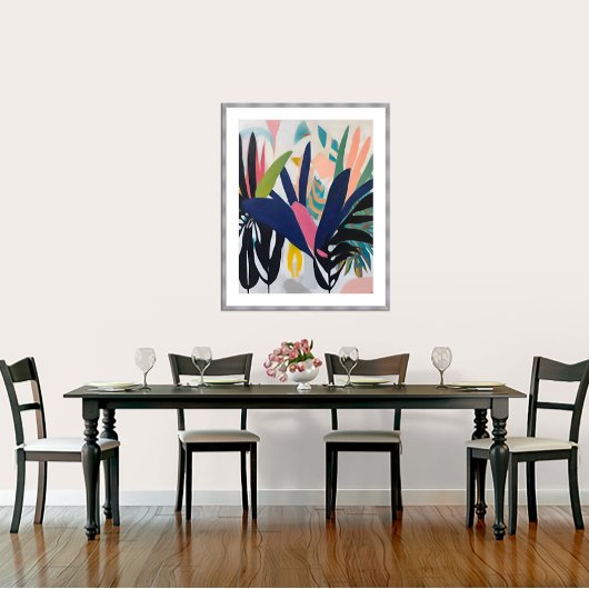 Tropische Zusammensetzung - Kanvas mit Wrap Leinwanddruck