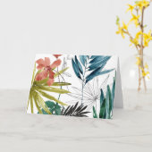 Tropische Zusammensetzung Karte (Gelbe Blume)