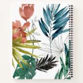 Tropische Zusammensetzung Notizblock (Rückseite)