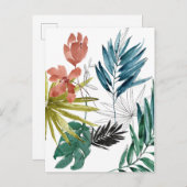 Tropische Zusammensetzung Postkarte (Vorne/Hinten)