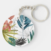 Tropische Zusammensetzung Schlüsselanhänger (Rückseite)