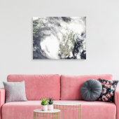 Tropische Zyklone Eric und Fanele 2 Leinwanddruck (Insitu (Wohnzimmer))