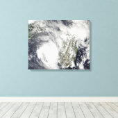 Tropische Zyklone Eric und Fanele 2 Leinwanddruck (Insitu (Holzboden))