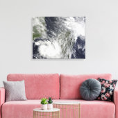 Tropische Zyklone Eric und Fanele Leinwanddruck (Insitu (Wohnzimmer))