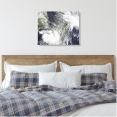 Tropische Zyklone Eric und Fanele Leinwanddruck (Insitu (Schlafzimmer))