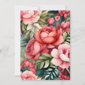 Tropischer Abschluss Einladung (Rückseite)