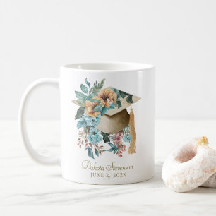 Tropischer Abschluss-Hut und Tassel-Party Kaffeetasse