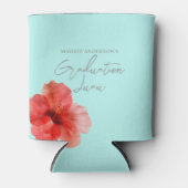 Tropischer Abschluss Luau Party Dosenkühler (Vorderseite)