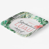 Tropischer Abschluss Luau Party Paper Teller (Gewinkelt)