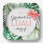 Tropischer Abschluss Luau Party Paper Teller (Vorderseite)