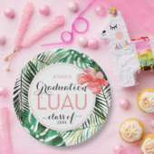 Tropischer Abschluss Luau Party Pappteller (Party)