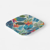 Tropischer Aloha-Druck Pappteller (Gewinkelt)