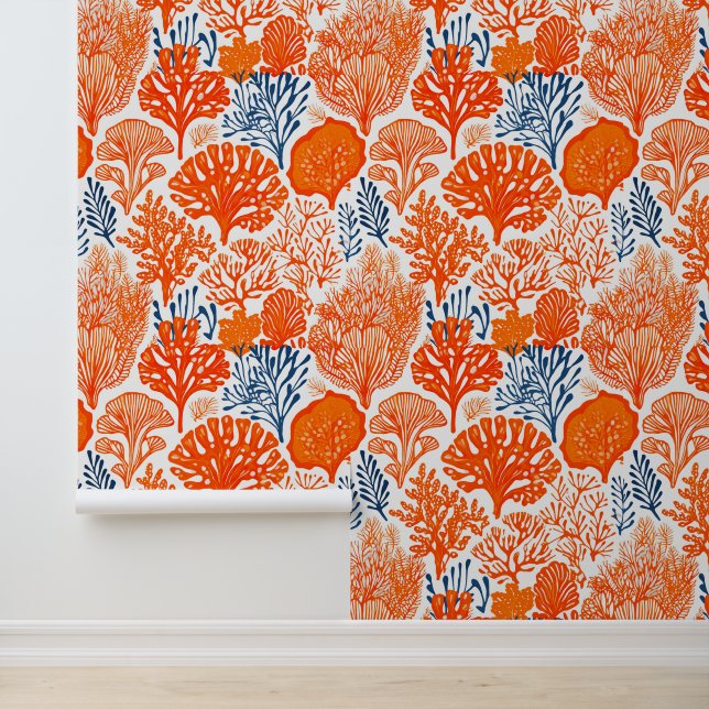 Tropischer Aloha-Druck Tapete (Anwendung)