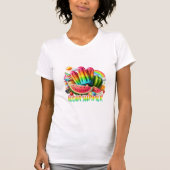 Tropischer Aloha Sommer , Sommerparadies T-Shirt (Vorderseite)