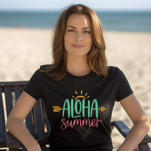 Tropischer "Aloha Summer" T-Shirt