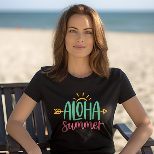 Tropischer "Aloha Summer" T-Shirt
