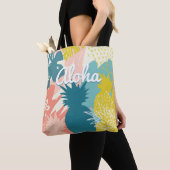 Tropischer Ananas Aloha Tasche (Von Nahem)