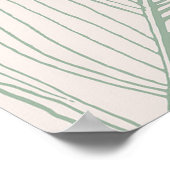 Tropischer Ananas-Ananas-Ananas-Gold-Blush Poster (Ecke)