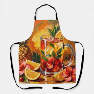 Tropischer Ananas Mai Tai Cocktail Schürze