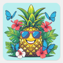 Tropischer Ananas-Schmetterling