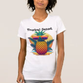 Tropischer Ananas-T - Shirt (Vorderseite)