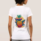 Tropischer Ananas-T - Shirt (Rückseite)