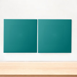 Tropischer Aquamariner Minimalistischer Frühling- Fliese