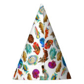 Tropischer Aquarium-Fisch-Party-Hut Partyhütchen (Rückseite)